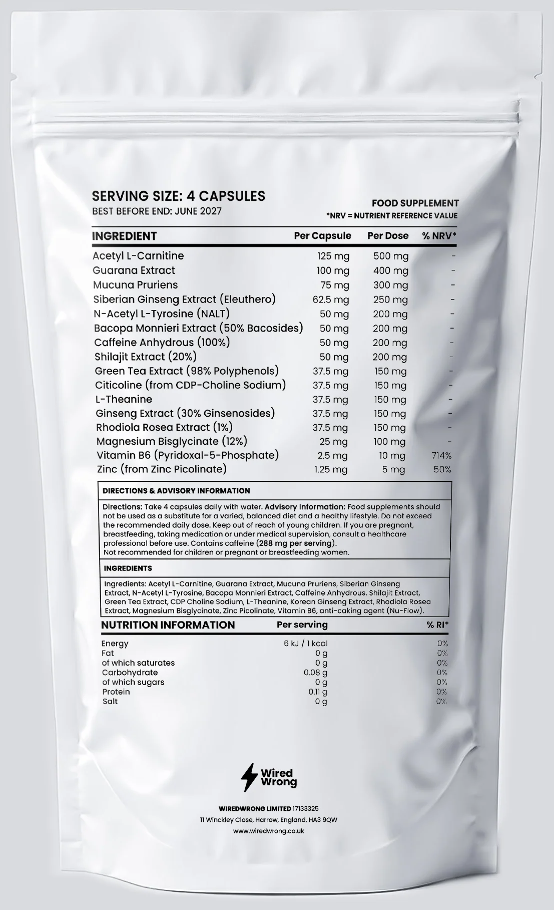 Continuum ingredients