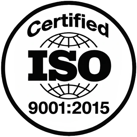 ISO certified certificate
