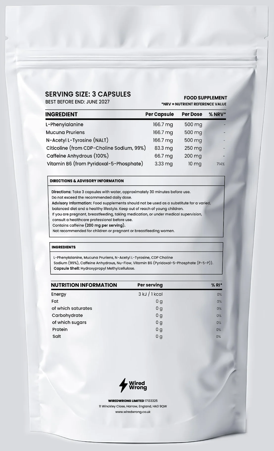 Overdrive ingredients